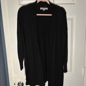 LOFT Elegant Black Cardigan Sweater
